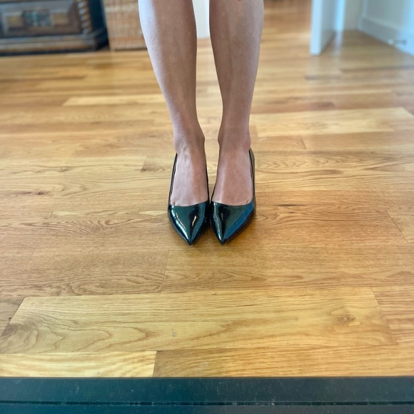 ZARA block heel in patent black (EU size 36, US size 6) - Picture 6 of 6